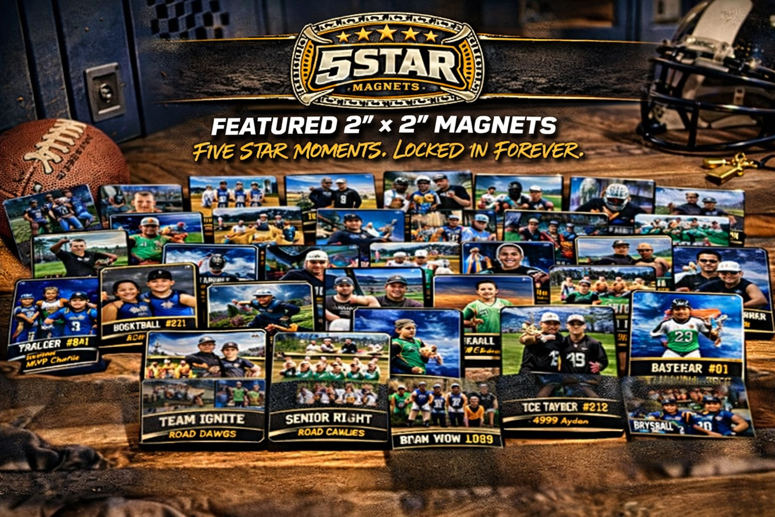 2" x 2" Custom Magnets (50 Count)